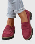 Olivine™| Suede Loafers