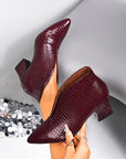 Juletta™| V-Cut Ankle Boots