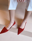 Charice™| Red Suede Pumps