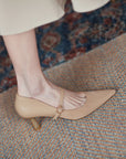 Oma™| Wine Strap Pumps