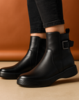 Jovena™| Leather Ankle Boots