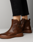 Jovena™| Leather Ankle Boots