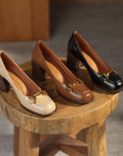 Celestina™| Buckle Heel Pumps