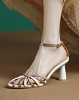 Kimberly™| Open Toe Stilleto Heeled Sandals