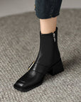 Aquene™| Leather Ankle Boots