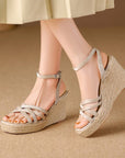 Nalia™| Strappy Platform Wedges