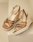 Nalia™| Strappy Platform Wedges