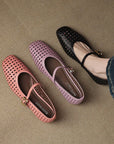 Miela™| Square Toe Flats