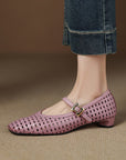 Miela™| Square Toe Flats