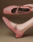 Miela™| Square Toe Flats