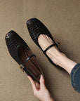Miela™| Square Toe Flats
