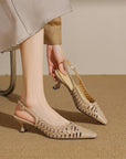 Carina™| Cutout Sling Heels