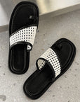 Calvine™| Woven Slide Sandals