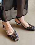 Carman™| Cutout Sling Heels
