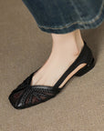 Celia™| Braided Mesh Flats