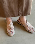 Cemile™| Woven T-Strap Flats