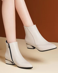 Valencia™| Leather Ankle Boots