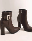 Dalisse™| Buckle Ankle Boots