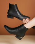 Valencia™| Leather Ankle Boots