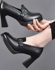 Claudia™| Leather Pumps