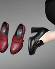 Claudia™| Leather Pumps
