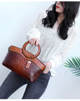 Isla™| Vintage Croc Bag