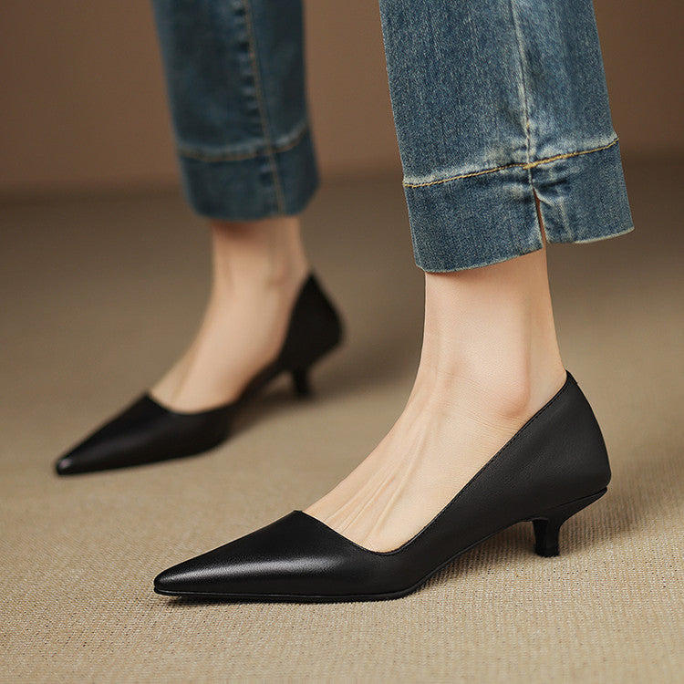 Kynora™| Leather Heels