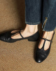 Galira™| Leather Flats