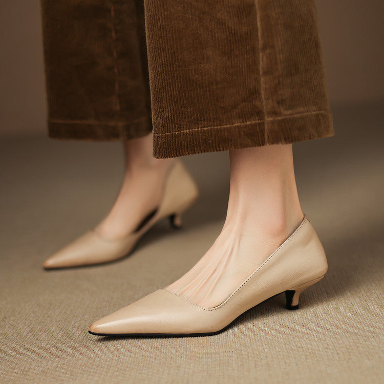 Kynora™| Leather Heels