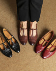 Galira™| Leather Flats