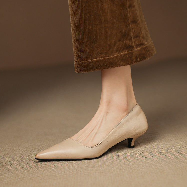 Kynora™| Leather Heels