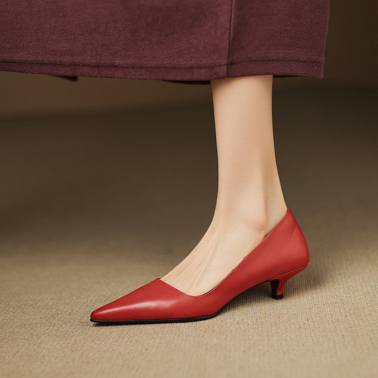 Kynora™| Leather Heels