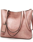 Yade™| Leather Crossbody-Tote Bag