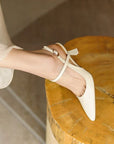 Norinda™| Thin Heeled Slingbacks