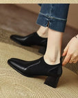 Amirelle™| Square Ankle Boots