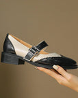 Miana™| Leather Mary Janes