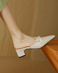 Giselle™| Genuine Leater Mules