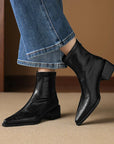 Solyra™| Leather Ankle Boots