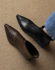 Solyra™| Leather Ankle Boots