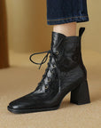 Virelia™| Leather Ankle Boots