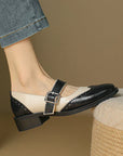 Miana™| Leather Mary Janes