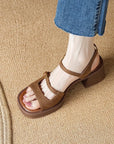 Keshara™| Open Toe Heeled Sandals