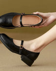 Perla™| Low Heel Mary Janes