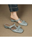 Lina™| Square Toe Slippers