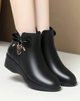 Elowen™| Leather Ankle Boots