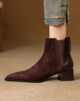 Marvelle™| Leather Ankle Boots