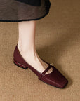 Elvasia™| Low Heeled Mary Janes