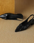 Irinella™| Pleated Slingbacks