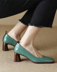 Mavis™| Mid Heeled Pumps