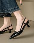 Zenyra™| Pointed Toe Slingbacks